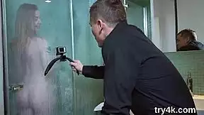 Innocent Teen Sucks Cock POV Before Narrow Twat Gets Wrecked Hard