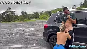 she asked for a ride and sucked till milk came out we fucked on the roadside