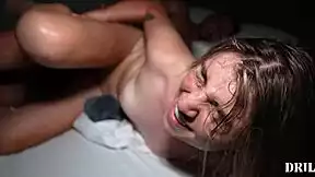 i just turned 18... this blonde craves rough interracial pounding so bad