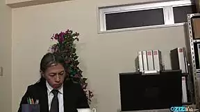 he dozes off and this young cutie spreads her tight puffy pussy right on his face for clit play