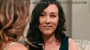 competitive australian neighbor sinn sage rims and scissors charlie forde's wet cunt to orgasm