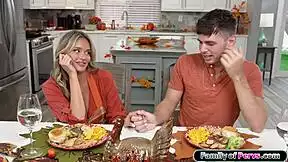 busty stepmom fucks stepson's monster cock deepthroat squirting taboo!!