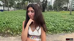 public agent pickup hottie first date sex creampie but cums next day 😏🔥💦