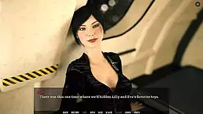 Finally meeting this busty elegant milf with huge natural tits in her curvy alien outfit game 😍🌟