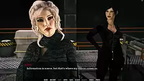 Finally meeting this busty elegant milf with huge natural tits in her curvy alien outfit game 😍🌟