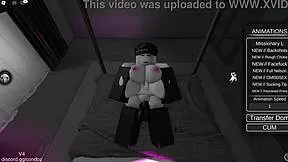 Boyfriend sleeps as plague doctor roughly assfucks sexy patient slut with creampie cure in hospital