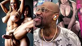 Transgender Teen Rides Dildo Cums on Face Fat Bald Pussy Leaks