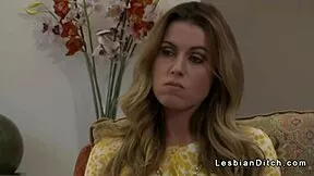 Blonde Lesbians Finger Pussy to Orgasm in Steamy Motel Oral Bliss