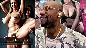 Transgender Teen Rides Dildo Cums on Face Fat Bald Pussy Leaks