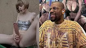 damn this naked petite 18+ trans girl gets hard in dumpster shakes fat ass jerks big tits till cum covers her ai generated