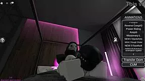 Boyfriend sleeps as plague doctor roughly assfucks sexy patient slut with creampie cure in hospital