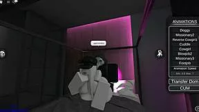 Boyfriend sleeps as plague doctor roughly assfucks sexy patient slut with creampie cure in hospital