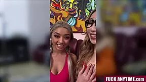 yo big dude's monster cock makes this asian teen ride cowgirl to go viral quick...