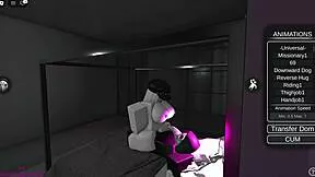 Boyfriend sleeps as plague doctor roughly assfucks sexy patient slut with creampie cure in hospital