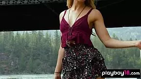 anna naked playing guitar outdoors so sexy