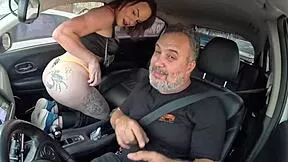 What if a hot brazilian transsexual strips naked on the street begging for rides and shares wild stories?