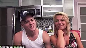 19yo cute girlfriend with small tits rides cock cowgirl on desk