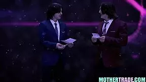 Whoa, stepsons swapping stepmoms for wild 4some fuck! 🔥👨‍👩‍👦‍👦💦