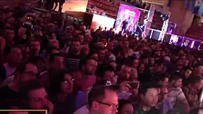 Brunette Pornstar Fucks Monster Cock Natural Tits Stage