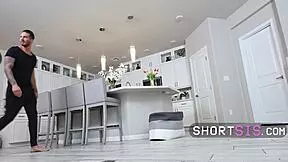 hey stepsis wanna play this squirt game? she gets so wet and flexible pov!