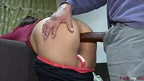 😩 huge bbc ripping my tight asshole... dont put it all in please it hurts!!!