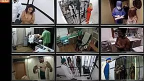 nurse blaire celeste giggles through sfw hooters exam bts testing toys at girlsgonegyno