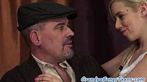 Teen Cutie, You Like Old Man's Cock After Missionary Foreplay Banging?