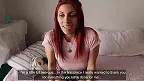 cute nanny spreads pink pussy for boss's huge cock doggystyle raise fuck