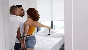 stepsis with big curvy ass rides stepbros cock hard 🔥🍑