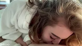 a couple shares a perfect early morning bedroom massage routine