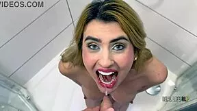 omg lola morango's ass worship rimjob and piss drinking leads to hardcore cum in mouth!