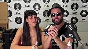 gaia roots drops by elo podcast's spicy room for hot latina tits interview 🍌🔥😏