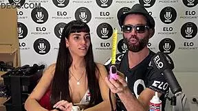 gaia roots drops by elo podcast's spicy room for hot latina tits interview 🍌🔥😏