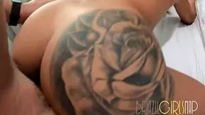 tourist discovers tattooed petite latina slut's sexy brazilian pussy secrets