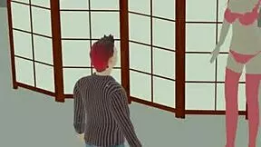 Chinese Model Fucks Photographer on Sofa in Red Lingerie to Settle Photo Debt