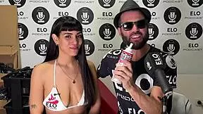 gaia roots drops by elo podcast's spicy room for hot latina tits interview 🍌🔥😏