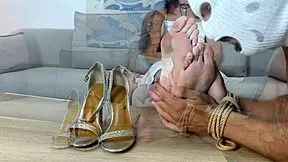 boyfriend you can't resist sniffing my stinky pretty blonde teen feet huh