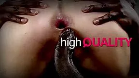 Norwegian teen craves intense black anal pounding