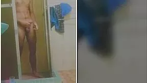 Skinny brazilian shower masturbation compilation to huge cumshot