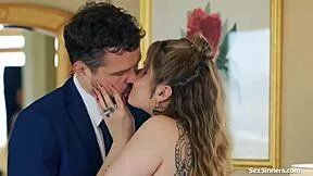 Blindfolded Wife Takes Double Anal Penetration from Strangers