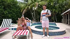 Ever wonder how a big titted stepmom like Stephanie Love rides cock doggystyle in full taboo movie?