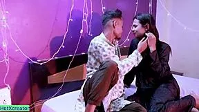 indian bride's first suhag raat gets wild with romantic dirty talk 😍 anal doggystyle pounding her tight ass