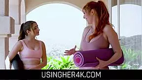 How Naughty Does Yoga Teacher Make Namaslay and Freeway with Penelope Kay and Lauren Phillips?