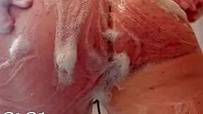 My Juicy Redhead Milf Wife's Big Tits and Ass Beg for Your Thorough Washing Touch