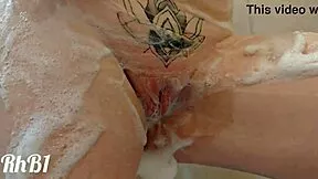 My Juicy Redhead Milf Wife's Big Tits and Ass Beg for Your Thorough Washing Touch