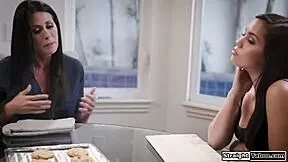 Stepdaughter, watch your boyfriend's big cock stretch me wide open