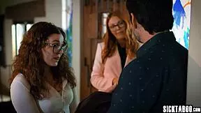 Sweet Obedient Big Tits Teen 18+ Leana Lovings Fucks College Administrator Deep