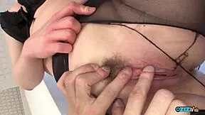 i can't stop sucking her big clit on those stairs, she's shining so bright