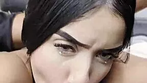 crazy latina student sucks cock pov while he drives public roads cowgirl style