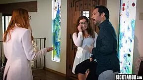 Sweet Obedient Big Tits Teen 18+ Leana Lovings Fucks College Administrator Deep